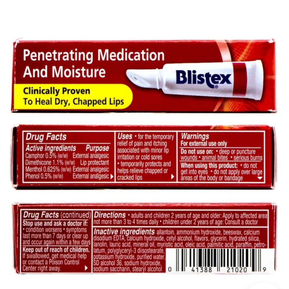 NEW Blistex Medicated Lip Ointment